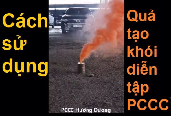 Cách sử dụng và giá bán quả tạo khói diễn tập PCCC Hướng Dương