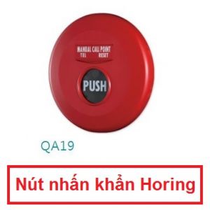 Nút nhấn khẩn tròn báo cháy địa chỉ Horing QA19