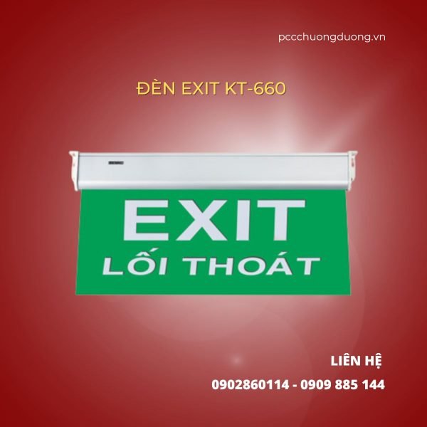 đèn exit 660