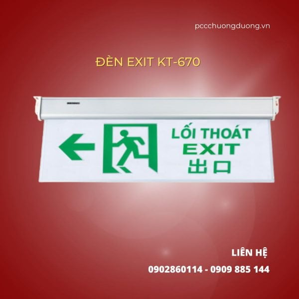 đèn exit kt 670