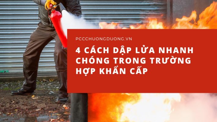 cách dập lửa nhanh chóng