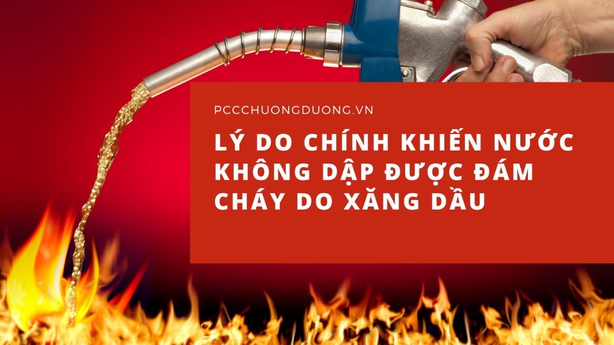dập đám cháy do xăng dầu