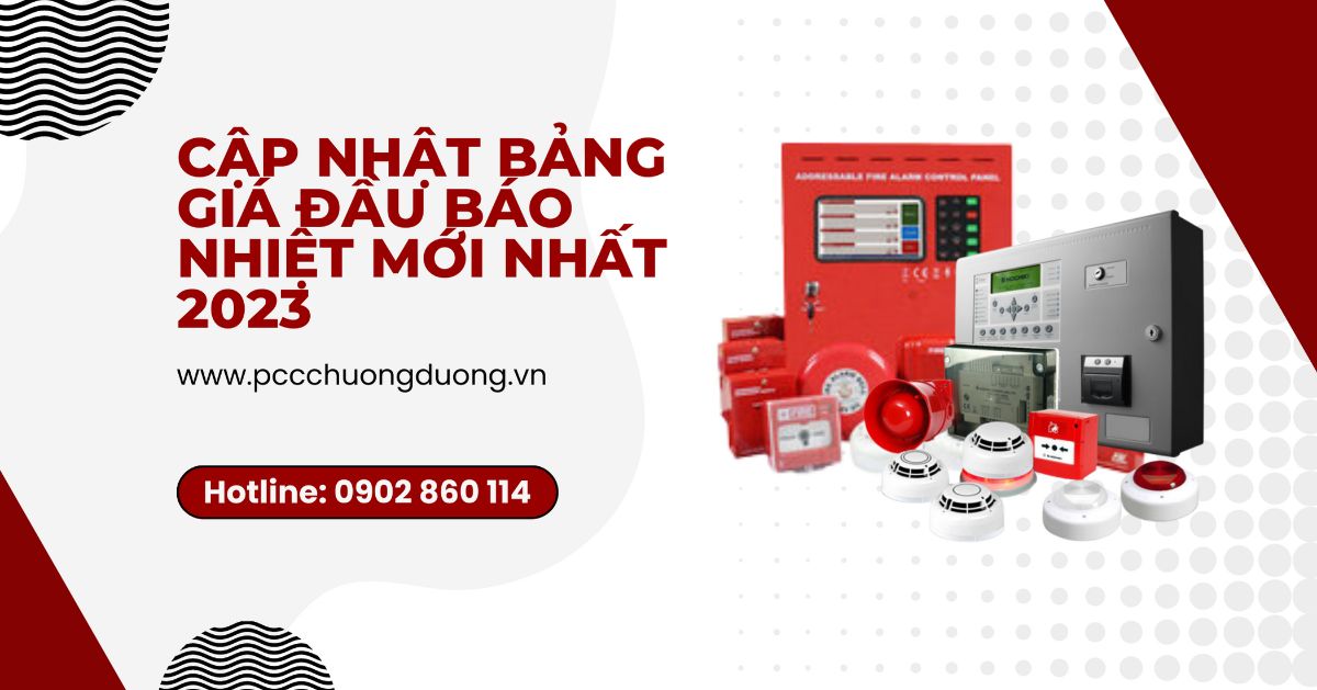 Cập nhật bảng giá đầu báo nhiệt mới nhất 2023