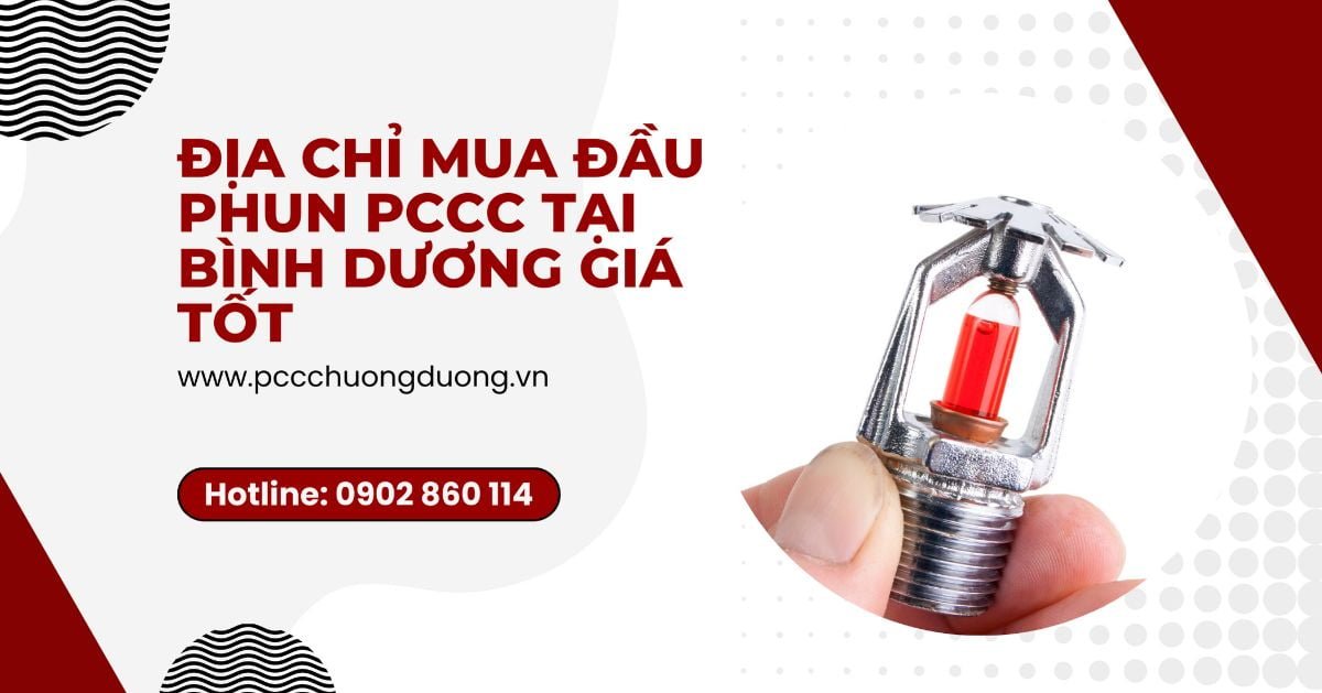 Địa chỉ mua đầu phun pccc tại Bình Dương giá tốt