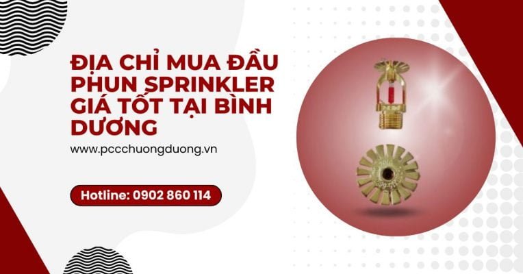 Địa chỉ mua đầu phun sprinkler giá tốt tại Bình Dương