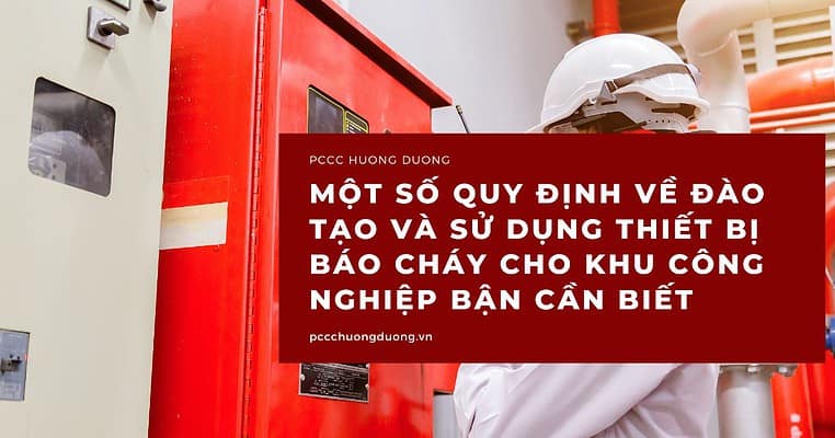 đào tạo sử dụng thiết bị báo cháy