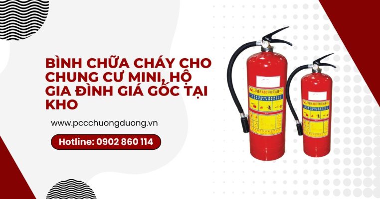 bình chữa cháy cho cung cư mini, gia đình giá tốt