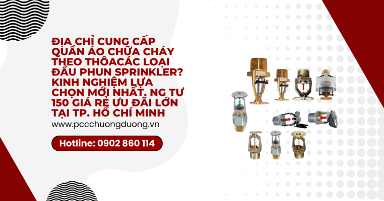Các loại đầu phun sprinkler Kinh nghiệm lựa chọn mới nhất.