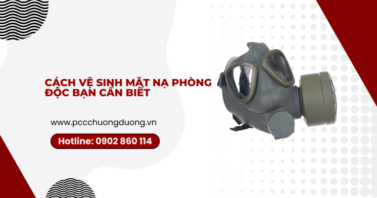 cách vệ sinh mặt nạ phòng độc
