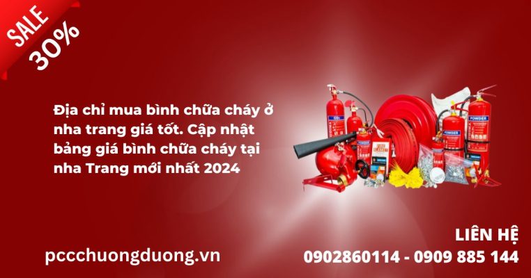 địa chỉ mua bình chữa cháy tại nha trang