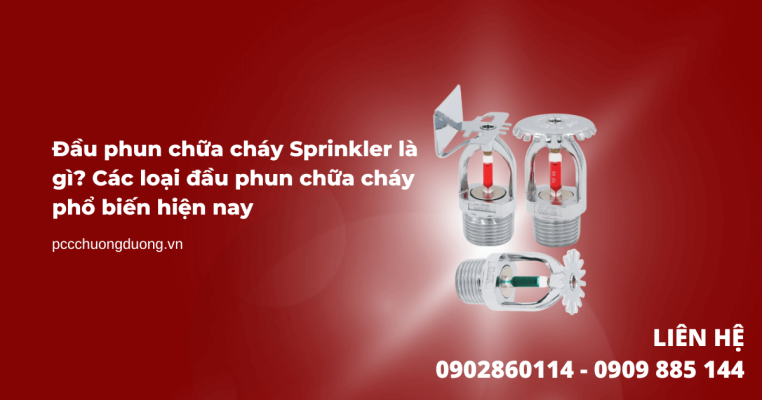 Đầu phun chữa cháy sprinkler là gì