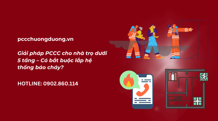 Giải pháp PCCC cho nhà trọ dưới 5 tầng