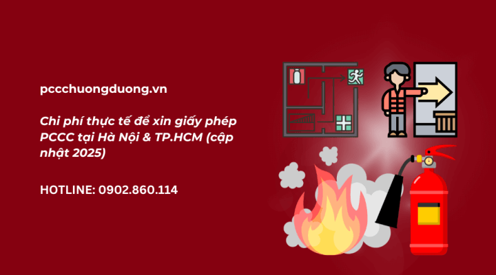 chi phí thực tế thủ tục pccc