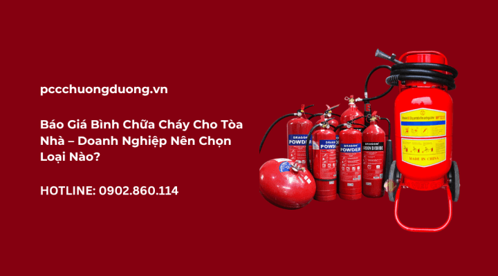 bình chữa cháy cho tòa nhà