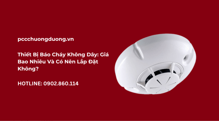 thiết bị báo cháy không dây