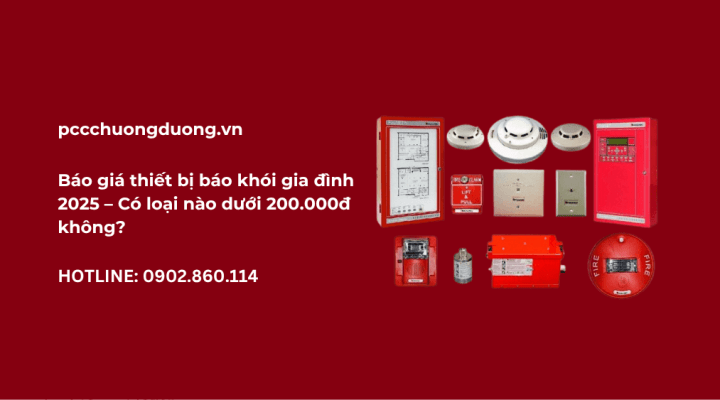 thiết bị báo khói gia đình