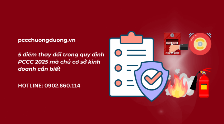 5 điểm mới trong quy định pccc