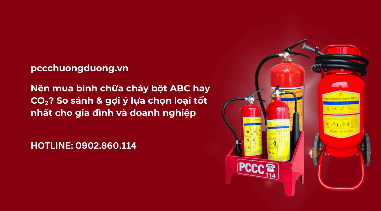 lựa chọn bình pccc