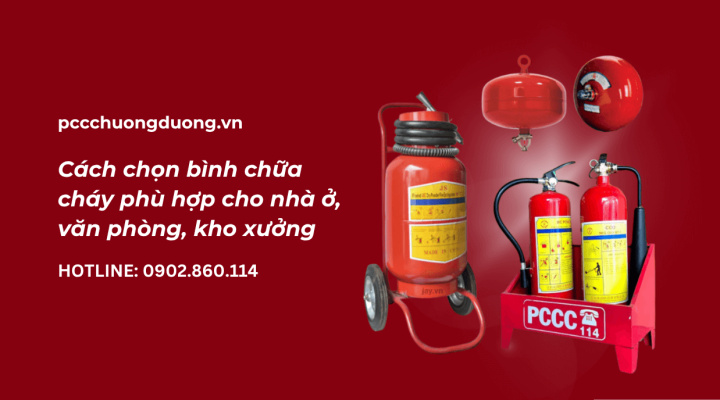 chọn bình chữa cháy