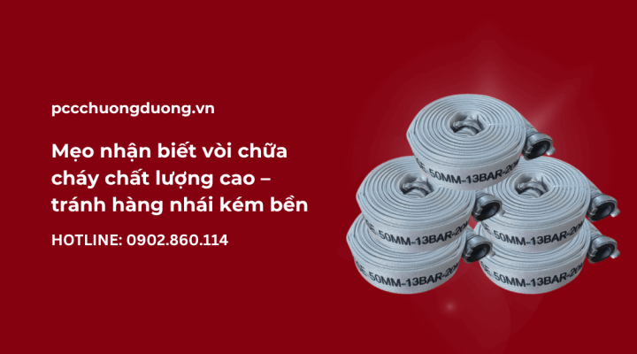 vòi chữa cháy chất lượng cao