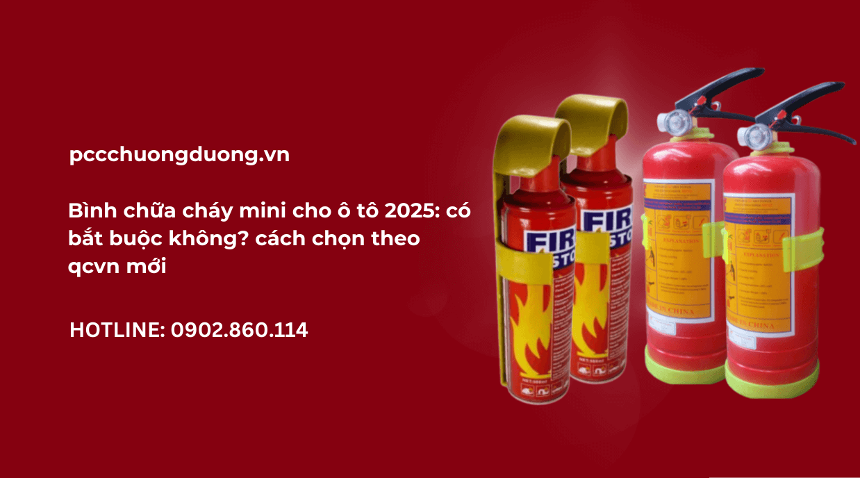 bình chữa cháy mini cho ô tô