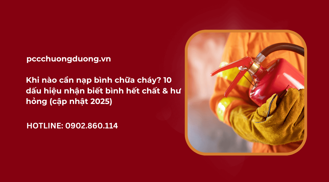 nạp bình chữa cháy