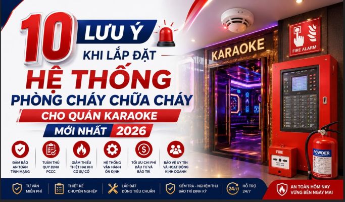 10 lưu ý khi lắp đặt hệ thống pccc