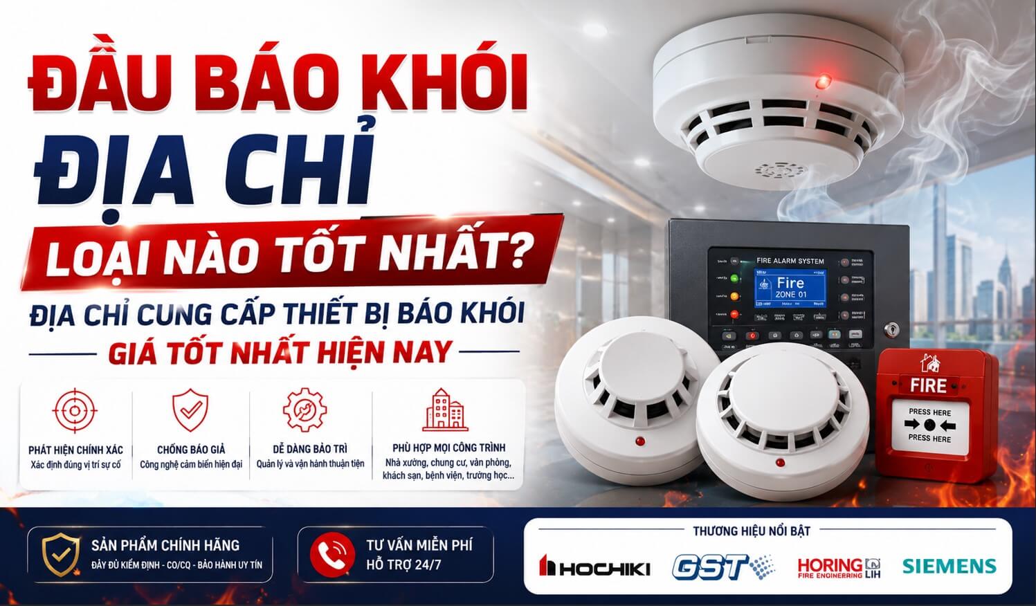 đầu báo khói địa chỉ