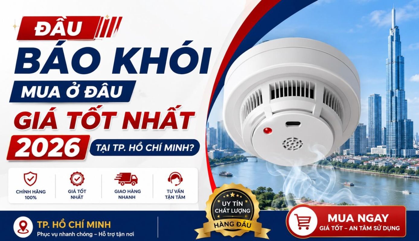 Đầu Báo Khói Mua Ở Đâu Giá Tốt Nhất 2026 Tại TP. Hồ Chí Minh?