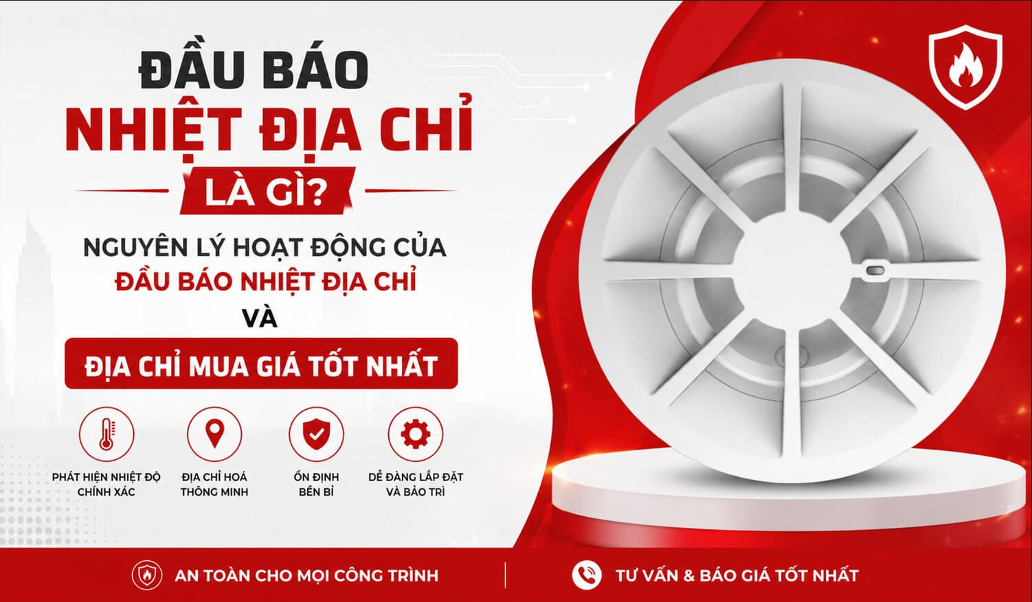 đầu báo nhiệt địa chỉ