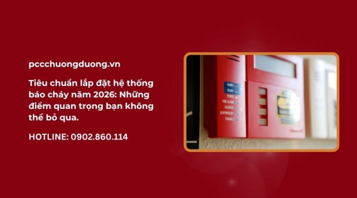 Tiêu chuẩn lắp đặt hệ thống báo cháy