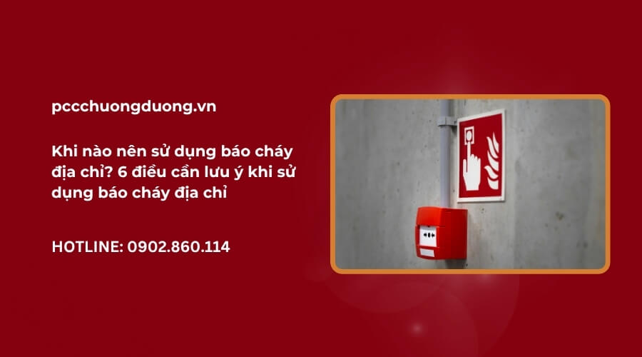 báo cháy địa chỉ