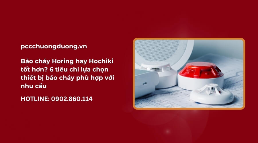 lựa chọn thiết bị báo cháy